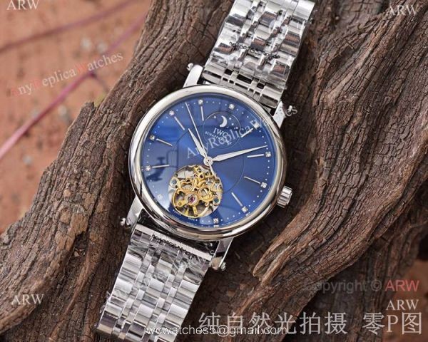 Copy IWC Schaffhausen Tourbillon Moon 2Tone Rose Gold Watches 42mm Low Price Copy IWC Schaffhausen Tourbillon Moon 2Tone Rose Gold Watches 42mm Low Price