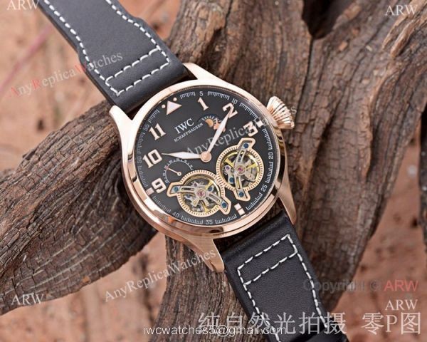 Copy IWC Big Pilots Double Tourbillon Watches Rose Gold Case Copy IWC Big Pilots Double Tourbillon Watches Rose Gold Case