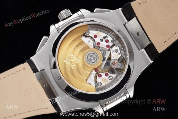 Swiss Replica 5980 Patek Philippe Nautilus 5980 Leather Watch With White Dial Swiss Replica 5980 Patek Philippe Nautilus 5980 Leather Watch With White Dial