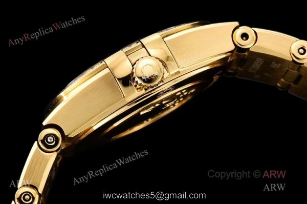 GF Factory Womens Omega Constellation Black Aventurine Dial Swiss Replica Watch GF Factory Womens Omega Constellation Black Aventurine Dial Swiss Replica Watch