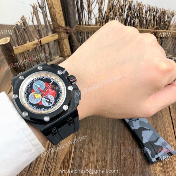 Audemars Piguet Royal Oak Offshore Copy Watch Red Dial AP Watch Audemars Piguet Royal Oak Offshore Copy Watch Red Dial AP Watch