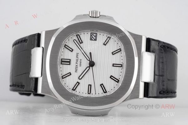 Swiss Replica Patek Philippe Nautilus Stainless Steel White Dial Watch Swiss 324 movement Swiss Replica Patek Philippe Nautilus Stainless Steel White Dial Watch Swiss 324 movement