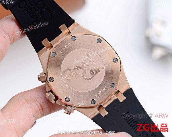 Replica Audemars Piguet Royal Oak Watch Rose Gold Chrono 42mm Replica Audemars Piguet Royal Oak Watch Rose Gold Chrono 42mm