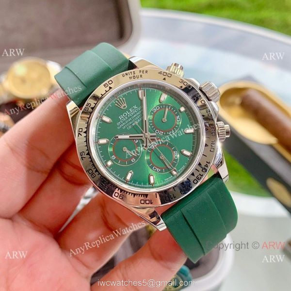 Rolex Daytona Panda Dial Rubber Strap Watches 40mm Rolex Daytona Panda Dial Rubber Strap Watches 40mm