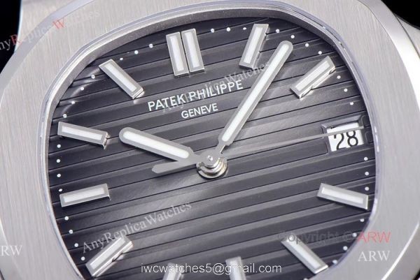 (GR) V2 Version Swiss Replica Patek Philippe Nautilus 5711 Stainless Steel Grey Dial Mens Watch (GR) V2 Version Swiss Replica Patek Philippe Nautilus 5711 Stainless Steel Grey Dial Mens Watch