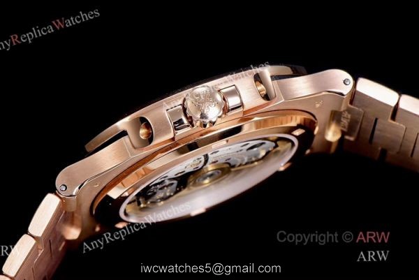 (GR) V2 Version 5711 Patek Philippe Nautilus Rose Gold Grey Dial Swiss Clone Watches (GR) V2 Version 5711 Patek Philippe Nautilus Rose Gold Grey Dial Swiss Clone Watches