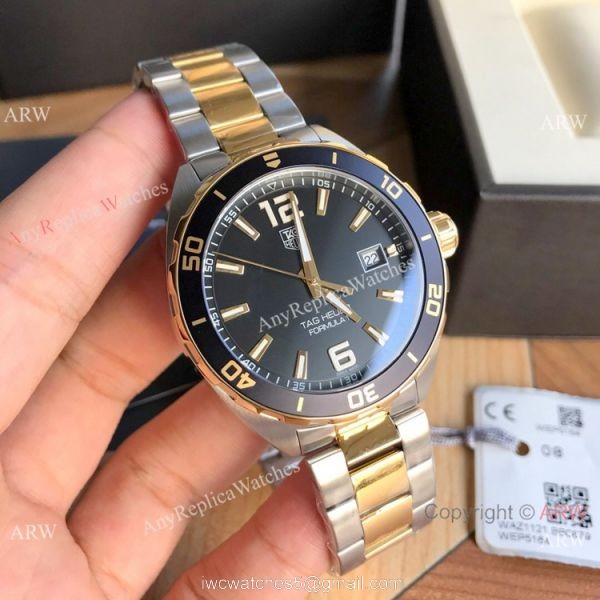Swiss Replica TAG Heuer Formula One Watch Two Tone Black Dial Swiss Replica TAG Heuer Formula One Watch Two Tone Black Dial