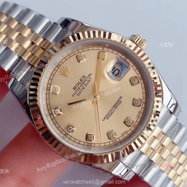 Noob Factory Replica Rolex Datejust Watches For Men With Gold And Silver Jubilee Bracelet Noob Factory Replica Rolex Datejust Watches For Men With Gold And Silver Jubilee Bracelet