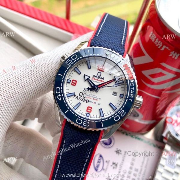 NEW! Omega Seamaster Planet Ocean 600M Americas Cup Edition Rubber Strap Watch NEW! Omega Seamaster Planet Ocean 600M Americas Cup Edition Rubber Strap Watch