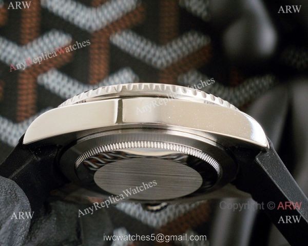 Top Replica Rolex Submariner Watch Rainbow Bezel Blue Rubber Strap Top Replica Rolex Submariner Watch Rainbow Bezel Blue Rubber Strap
