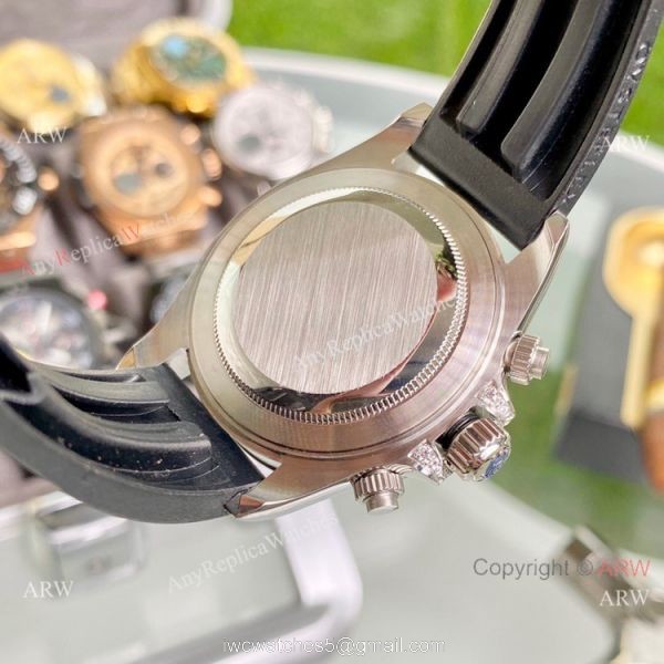 Replica Rolex Daytona Rubber Strap Chocolate Dial Rainbow Bezel 40mm Replica Rolex Daytona Rubber Strap Chocolate Dial Rainbow Bezel 40mm