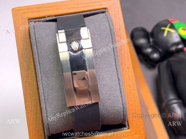 Copy Rolex Daytona Diamond Watch SS Oysterflex Rubber Band Copy Rolex Daytona Diamond Watch SS Oysterflex Rubber Band