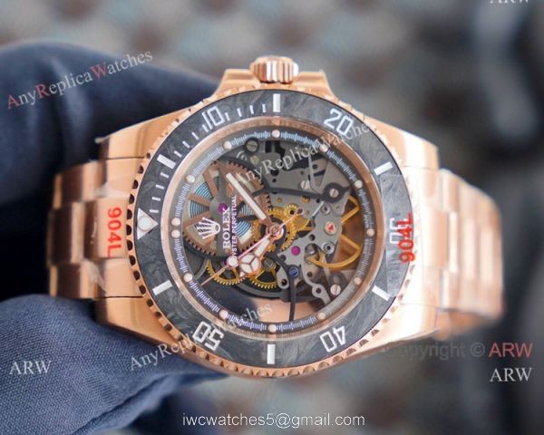 2020 New! Rolex Submariner Andrea Pirlo Rose Gold Skeleton Watch 2020 New! Rolex Submariner Andrea Pirlo Rose Gold Skeleton Watch