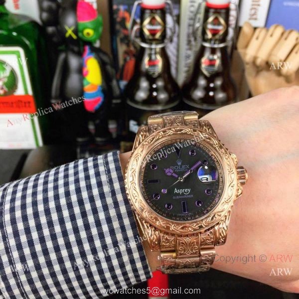 Rolex Submariner Engraving Rose Gold Watches Buy Replica Rolex Submariner Engraving Rose Gold Watches Buy Replica