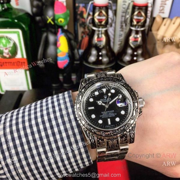Best Replica Rolex Blue Face Submariner Engraving Blue Dial Watches Best Replica Rolex Blue Face Submariner Engraving Blue Dial Watches