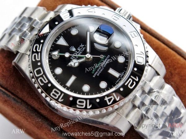AAA Replica Rolex GMT Master II Black Ceramic Jubilee Watch VR-Factory 3186 Movement AAA Replica Rolex GMT Master II Black Ceramic Jubilee Watch VR-Factory 3186 Movement