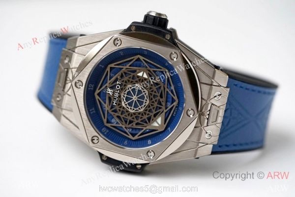 NEW! Swiss Grade Hublot Big Bang Sang Bleu Titanium Blue Watch HUB1213 NEW! Swiss Grade Hublot Big Bang Sang Bleu Titanium Blue Watch HUB1213