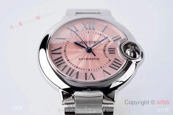 AF 1:1 Best Edition Cartier Ballon Bleu 33mm Watch Pink Dial AF 1:1 Best Edition Cartier Ballon Bleu 33mm Watch Pink Dial