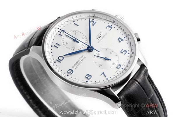 New! Swiss IWC Chronograph Portugieser White Dial Watch IWC Schaffhausen New! Swiss IWC Chronograph Portugieser White Dial Watch IWC Schaffhausen