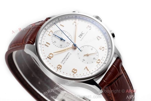 New! Swiss Copy IWC Schaffhausen Portugieser Watch White Chronograph Dial New! Swiss Copy IWC Schaffhausen Portugieser Watch White Chronograph Dial