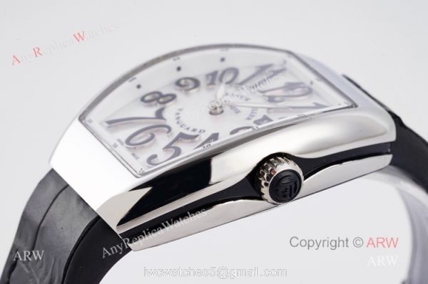 New V32 Franck Muller Vanguard Women Watch Replia with Black Leather Band New V32 Franck Muller Vanguard Women Watch Replia with Black Leather Band