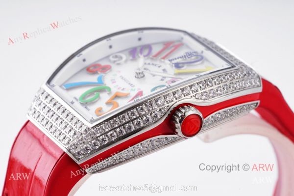 High Quality Replica Franck Muller Vanguard Color Dreams Women Watch With Diamonds High Quality Replica Franck Muller Vanguard Color Dreams Women Watch With Diamonds