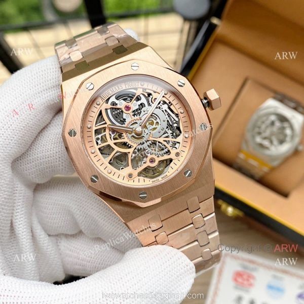 Clone Audemars Piguet Royal Oak Hollow Dial Men Watches 45mm Clone Audemars Piguet Royal Oak Hollow Dial Men Watches 45mm