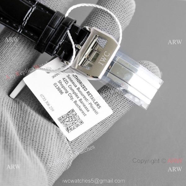 Swiss IWC Portugieser Perpetual Calendar Luxury Replica Watch Black and White Swiss IWC Portugieser Perpetual Calendar Luxury Replica Watch Black and White