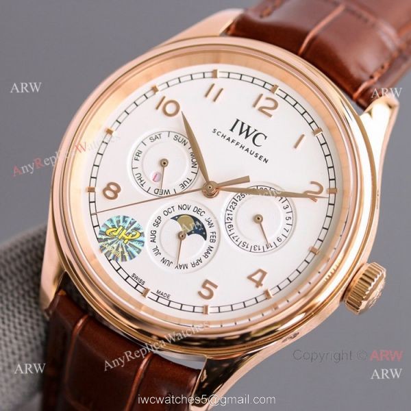 Swiss Replica IWC Portugieser Perpetual Calendar Rose Gold Watch 2020 New Swiss Replica IWC Portugieser Perpetual Calendar Rose Gold Watch 2020 New