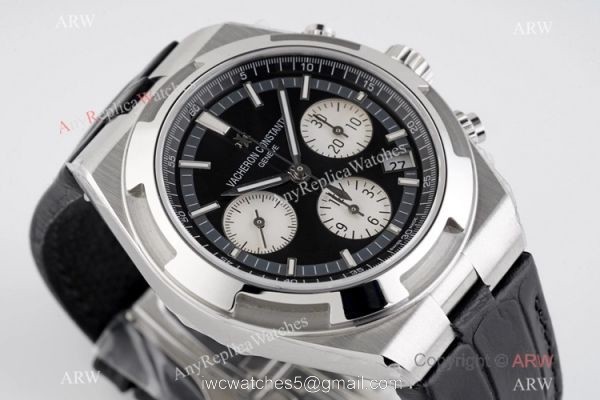 Super Clone Vacheron Constantin Overseas Chronograph Black Dial Watch Super Clone Vacheron Constantin Overseas Chronograph Black Dial Watch