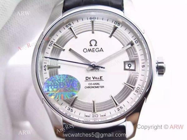 Swiss Omega De Ville Fake Watch Silver Dial 8500 Movement Swiss Omega De Ville Fake Watch Silver Dial 8500 Movement
