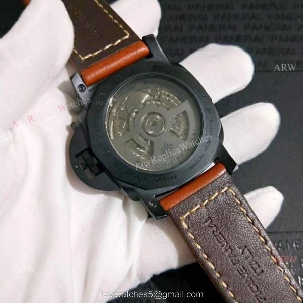 New Luminor Marina Panerai Black PVD Watch PAM00661 New Luminor Marina Panerai Black PVD Watch PAM00661