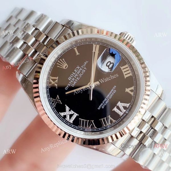 EWF Swiss Rolex Datejust Black Dial Jubilee 3235 Watch Best Chinese Replica Watches EWF Swiss Rolex Datejust Black Dial Jubilee 3235 Watch Best Chinese Replica Watches