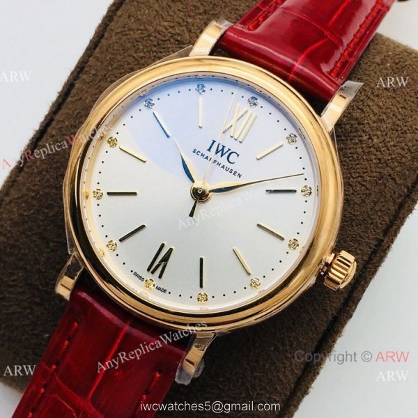 New! Swiss Replica IWC Portofino Swiss 9015 Rose Gold Watch Ladies New! Swiss Replica IWC Portofino Swiss 9015 Rose Gold Watch Ladies