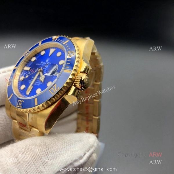 Best Copy Yellow Gold Rolex Submariner 2020 Mens Watch 41mm With Blue Dial Best Copy Yellow Gold Rolex Submariner 2020 Mens Watch 41mm With Blue Dial