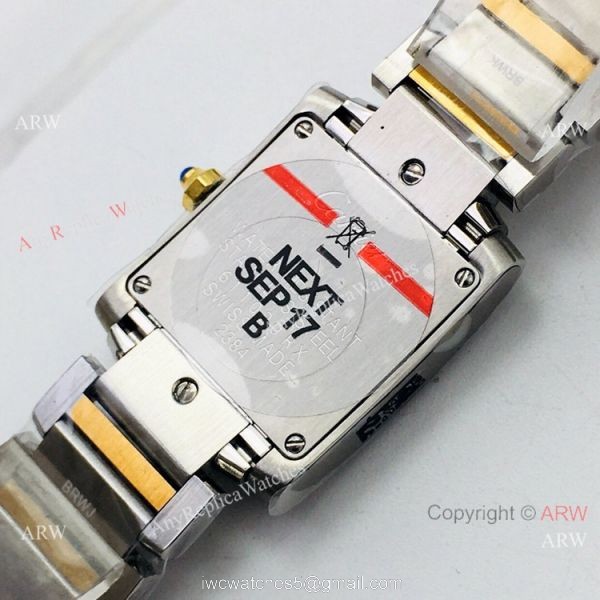 Super Replica Cartier Tank Francaise CC708177 Watch 2-Tone Cream Face Super Replica Cartier Tank Francaise CC708177 Watch 2-Tone Cream Face