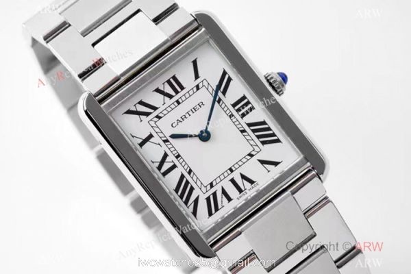 New! Swiss Cartier Tank Solo AF Factory Stainless Steel Watch Mid-size New! Swiss Cartier Tank Solo AF Factory Stainless Steel Watch Mid-size