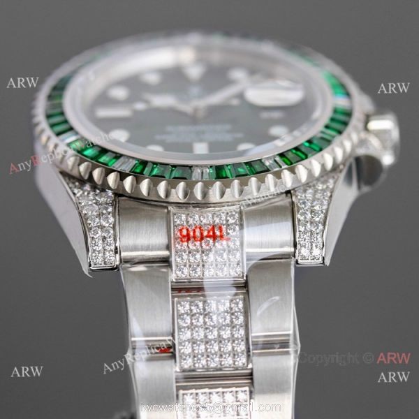 JH Factory Rolex Submariner Date Hulk Diamond Watch Swiss 2836 Movement JH Factory Rolex Submariner Date Hulk Diamond Watch Swiss 2836 Movement