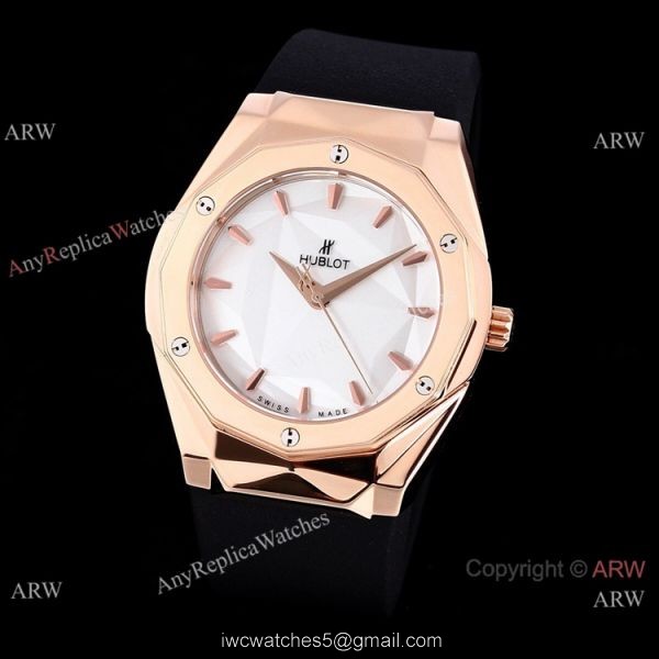New Replica Hublot Sang Bleu Watch Red Camouflage Strap Rose Gold New Replica Hublot Sang Bleu Watch Red Camouflage Strap Rose Gold