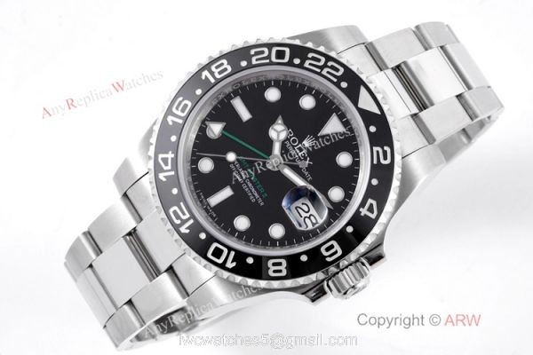 VR-Factory V2 Version 1-1 Best Copy Rolex GMT-Master II Watch 40mm Black Ceramic Bezel VR-Factory V2 Version 1-1 Best Copy Rolex GMT-Master II Watch 40mm Black Ceramic Bezel