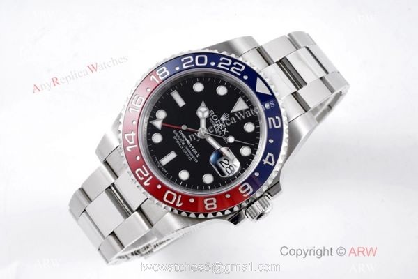 VR Factory V2 Version AAA Replica Rolex GMT-Master II Watch Oyster Band Pepsi Ceramic Bezel VR Factory V2 Version AAA Replica Rolex GMT-Master II Watch Oyster Band Pepsi Ceramic Bezel