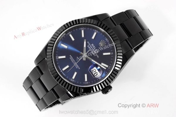 VR-Factory 1:1 Best Replica Rolex Datejust II Watch Black Venom Blue Dial VR-Factory 1:1 Best Replica Rolex Datejust II Watch Black Venom Blue Dial