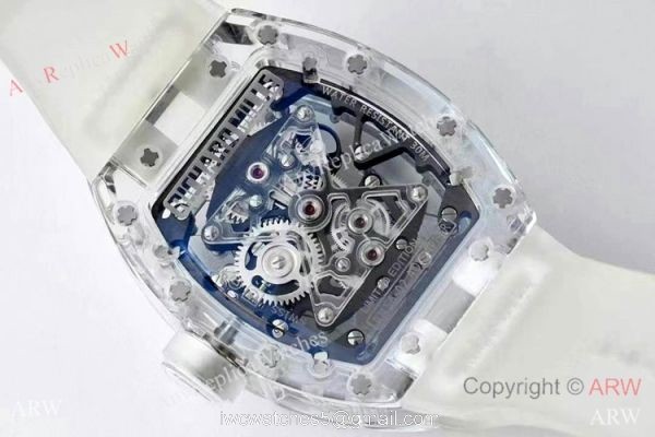 2020 New! True Double Tourbillon EUR Swiss Richard Mille RM 56-02 Sapphire Tourbillon Watch 55mm 2020 New! True Double Tourbillon EUR Swiss Richard Mille RM 56-02 Sapphire Tourbillon Watch 55mm