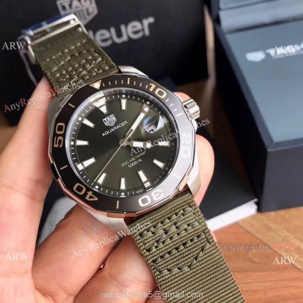 2020 AAA Replica Tag Heuer Aquaracer 300 meters Watch Military Green Face Ceramic Bezel 2020 AAA Replica Tag Heuer Aquaracer 300 meters Watch Military Green Face Ceramic Bezel