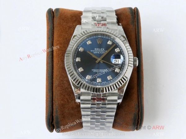 VR-Factory Copy Rolex Datejust II 41mm Watch Gray Diamond Dial Jubilee Band VR-Factory Copy Rolex Datejust II 41mm Watch Gray Diamond Dial Jubilee Band