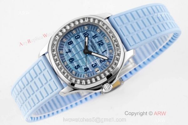 PPF Factory Patek Philippe Aquanaut Blue Version Watch Cal.324 Movement PPF Factory Patek Philippe Aquanaut Blue Version Watch Cal.324 Movement