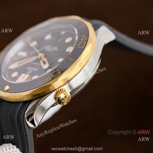 New! Copy Omega Diver 300m James Bond Limited Edition Watch Rose Gold Rubber Strap New! Copy Omega Diver 300m James Bond Limited Edition Watch Rose Gold Rubber Strap