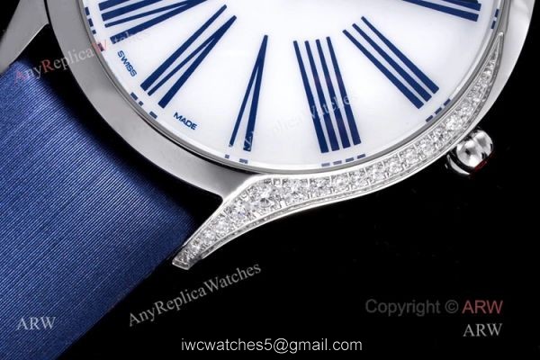 Best Omega De Ville Tr?Sor Ladies Her Time Fake Watch With Blue Fabric Strap Omega 4061 Quartz Movement Best Omega De Ville Tr?Sor Ladies Her Time Fake Watch With Blue Fabric Strap Omega 4061 Quartz Movement