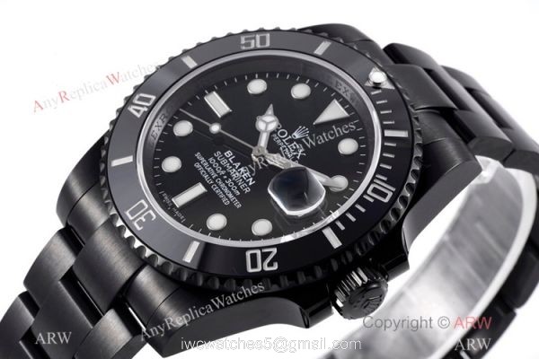 IPK Best 1:1 Rolex Blaken Submariner Watch DLC Carbon IPK Best 1:1 Rolex Blaken Submariner Watch DLC Carbon