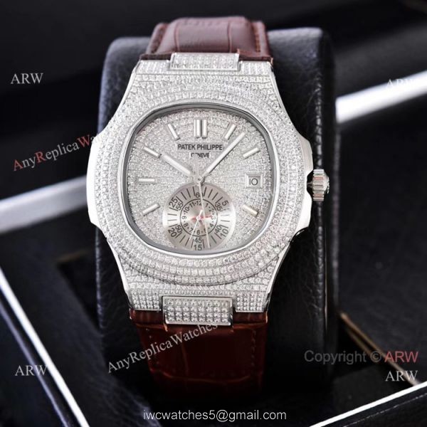 Luxury Replica Patek Philippe Nautilus Iced Out Watches Automatic Luxury Replica Patek Philippe Nautilus Iced Out Watches Automatic